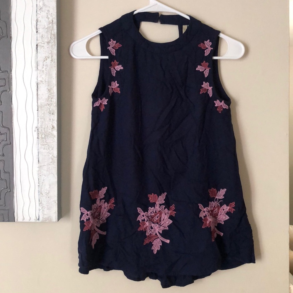 Navy tank top